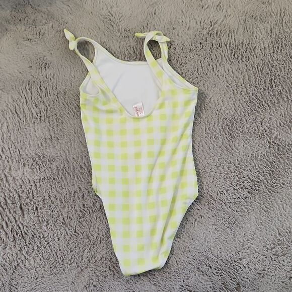 Cat & Jack girls swimsuit 14 fits closer to 12 - Picture 4 of 4